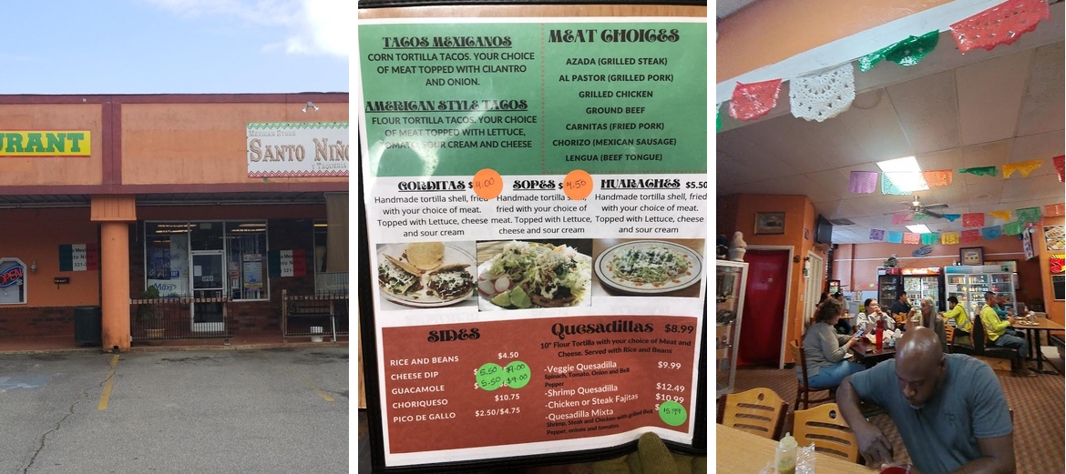 Santo Nino Restaurant and Store Menu